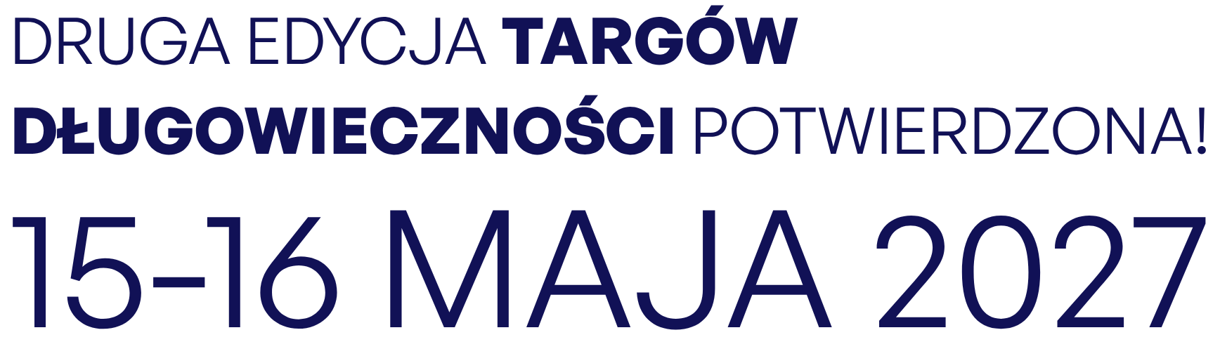 Druga Edycja Targów Długowieczności Potwierdzona